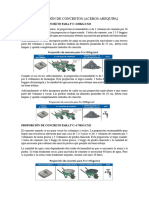 Dosificación de Concretos