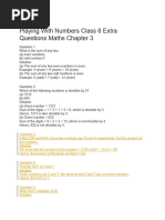 Playing With Numbers Class 6 Extra Questions Maths Chapter 3