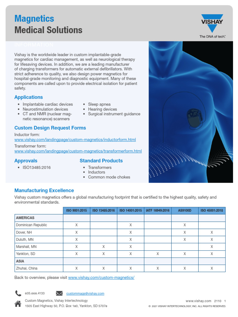 Custom Magnetics for Medical Devices | PDF