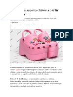 Artigo - Crocs Terá Sapatos Feitos A Partir de Plantas