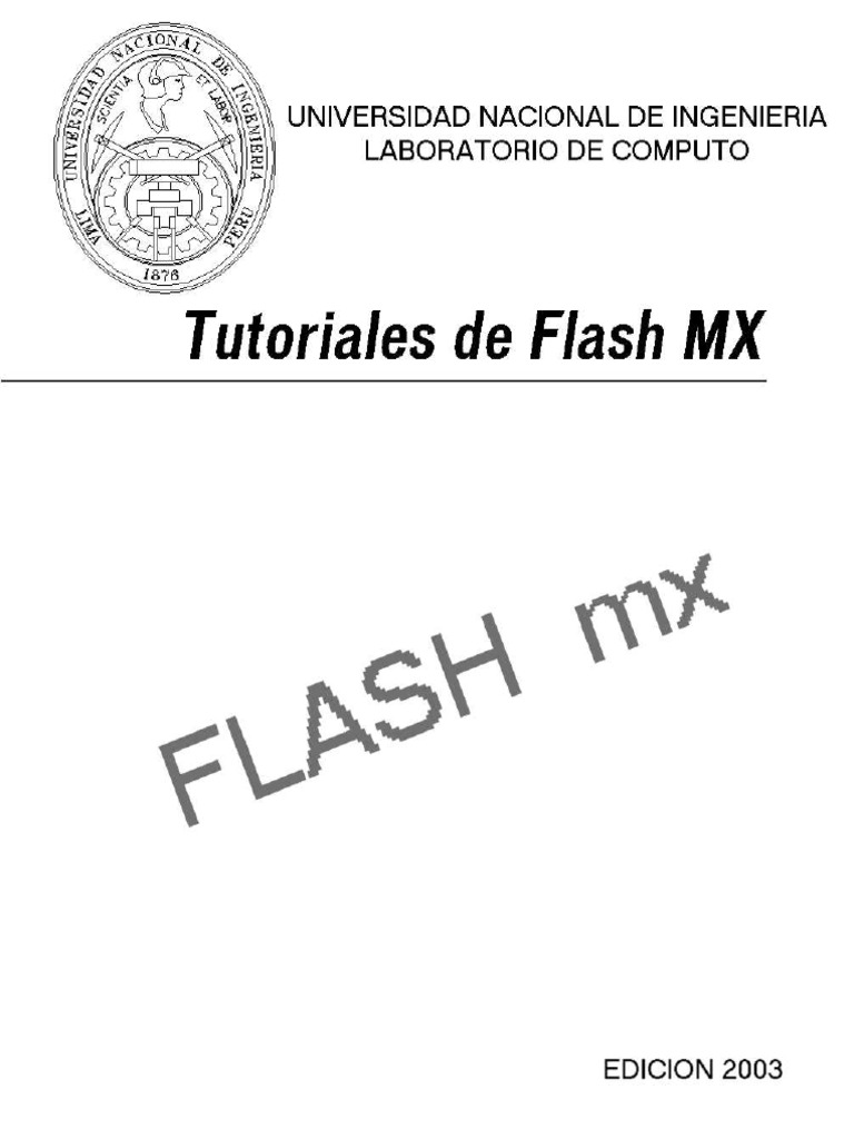 Tutorial de Flash MX: Guía Completa | PDF | Juegos y actividades