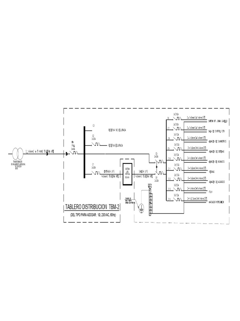 Diagramas Unifilares Data Center-Ie-01 - D | PDF