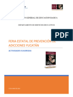 Propuesta de Actividades 17 de Junio Prevencion de Adicciones