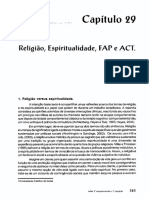 Vandenberghe. (2005) - Religião, Espiritualidade, FAP e ACT.