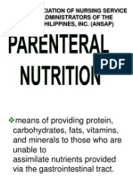 Parenteral Nutrition Basic IVT Nov 2008
