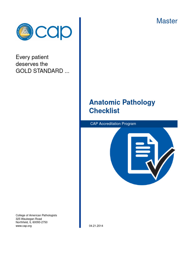 CAP APchecklist 2014 | PDF | Pathology | Medical Laboratory