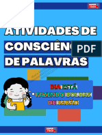 Atividades de Conciã - Ncia Fonologica Das Palavras