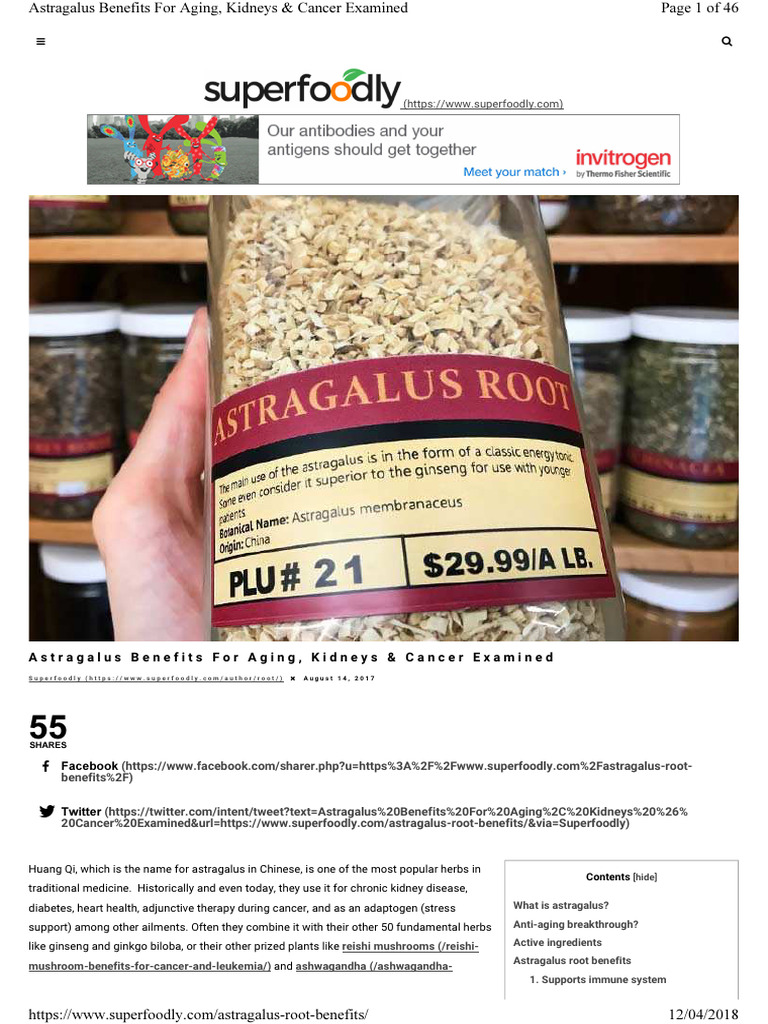 Astragalus Benefits For Aging PDF