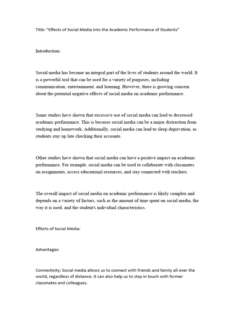 Mini thesis pdf