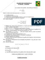 2022 Examen Análisis 2º Bachillerato C