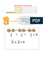 Multiplicación Como Suma Iterada