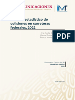 Anuario Estadistico de Accidentes en Carreteras Federales 2022
