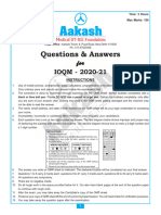 Re-Revised - IOQM-2020 (17-01-2021) - Qs & Ans