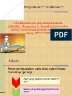 Filsafat Pendidikan