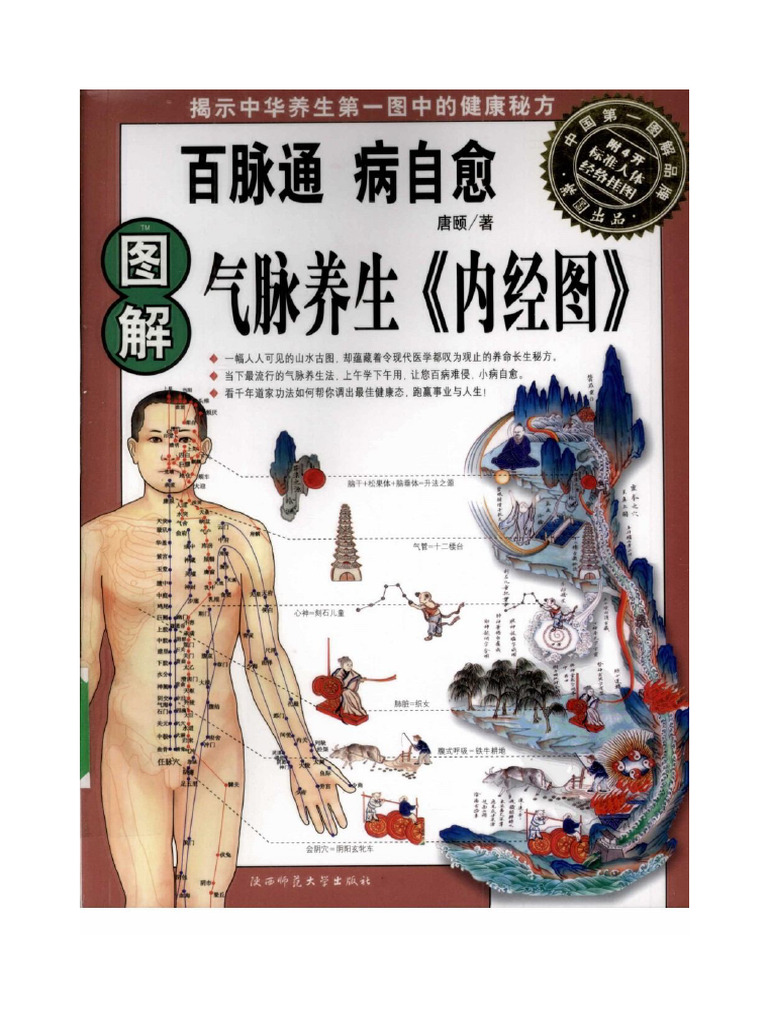 「図解 気脈養生 内経図」唐頤著 レア本◆内経図 内經圖 内丹 気功 煉丹 仙道 苹果坊《图解气脉养生》 | PDF
