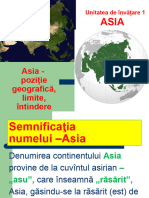 Asia Pozitia Geografica-2019