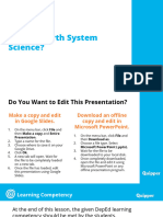 What Is Earth System Science?: Lesson 3.1