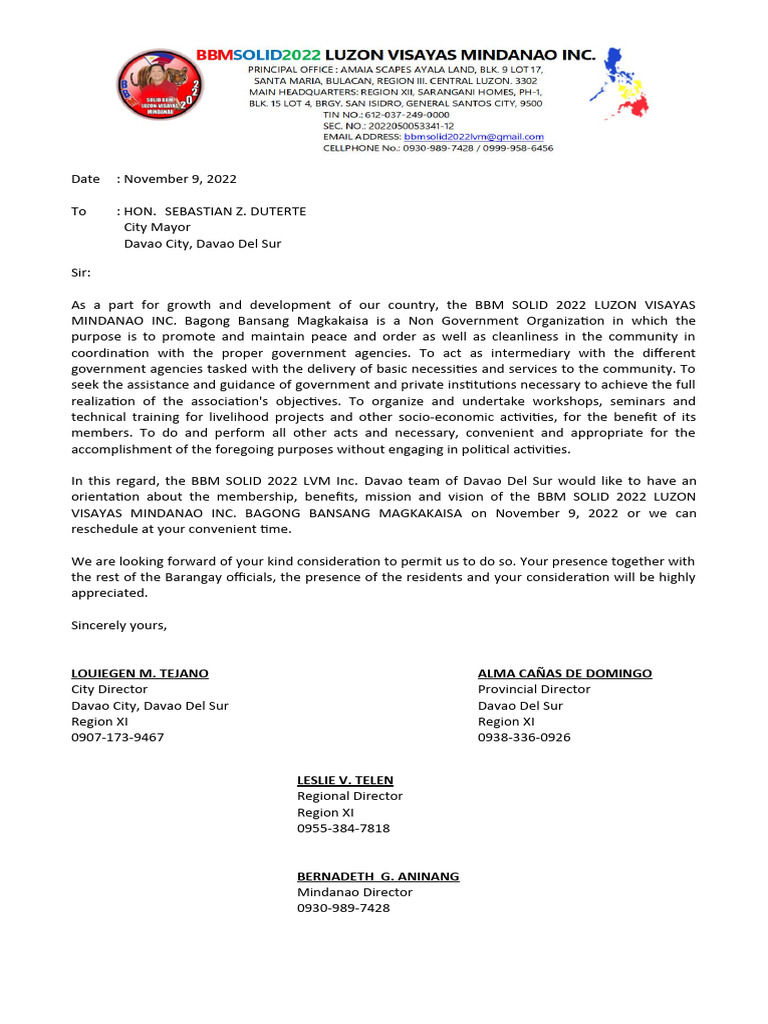 Courtesy Call For Mayor | PDF | Government