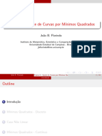 T Opico 6 - Ajuste de Curvas Por M Inimos Quadrados: Jo Ao B. Florindo
