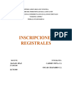 Inscripciones Registrales