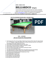 ''6x12''SNOOKER TABLE (INDIAN)