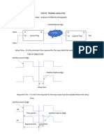 Static Timing Analysis