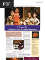 Hindu Festival Diwali Broadsheet Color