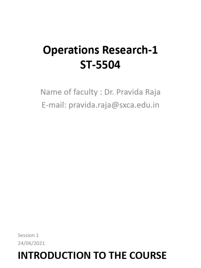 Lecture 1 Pdf Mathematical Optimization Linear Programming