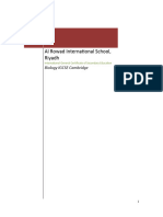 IGCSE Biology - Biology Notes - Al Rowad