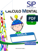 CUADERNILLO C+üLCULO MENTAL 4 - B+ísico 2019