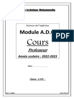 Cours Adc P 2ste 2223 AC-1