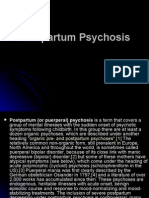 Postpartum Psychosis