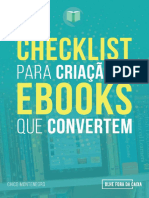 Checklist Criação de eBooks