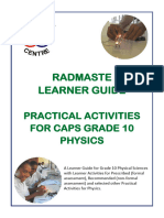 RADMASTE CAPS Grade 10 Physics Learner Guide