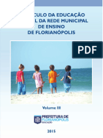Currículo Da Educação Infantil Da Rede Municipal de Ensino de Florianópolis (2015)