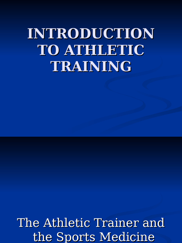 Athletic Training PDF