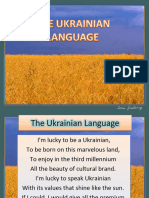 The Ukrainian Language