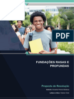 Fundações Rasas E Profundas: Proposta de Resolução