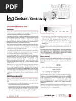 logMAR Chart for Vision Testing | PDF | Eye | Vision