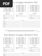 logMAR Chart for Vision Testing | PDF | Eye | Vision