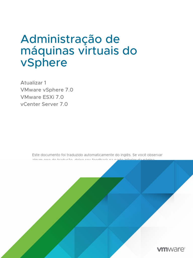 Vsphere Esxi Vcenter Server 701 Virtual Machine Admin Guide | PDF ...