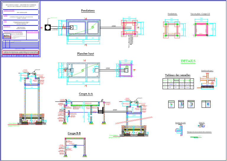 17.11.2022 Plan B.A Fosse Septique Et Puits PerduPlan Coffrage — free download