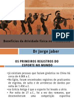 Aula 02 - Benefícios de Atividades Físicas em Uma Clínica Psiquiátrica - Dr. Jorge Jabe - 05 de Agosto de 2023