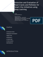 Detection and Evaluation of Road Cracks and Potholes For Smart City Initiatives Using Deep Learning