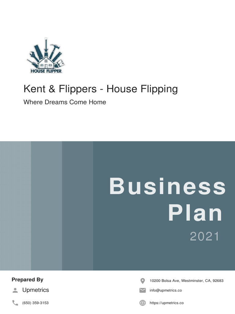 house flipping business plan pdf