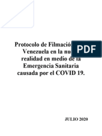 Protocolo de Filmacion para Venezuela