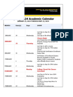 SPRING 2024 ACADEMIC CALENDAR in Word Updated 05 12 2023