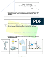 B.1 - Materiais - Teste Diagnóstico