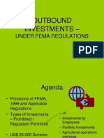OUTBOUND INVESTMENT REGULATIONS UNDER FEMA