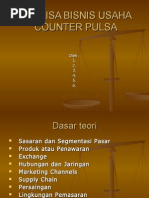 Download Analisa Bisnis Usaha Counter Pulsa by Bismo Widyatno SN67589412 doc pdf